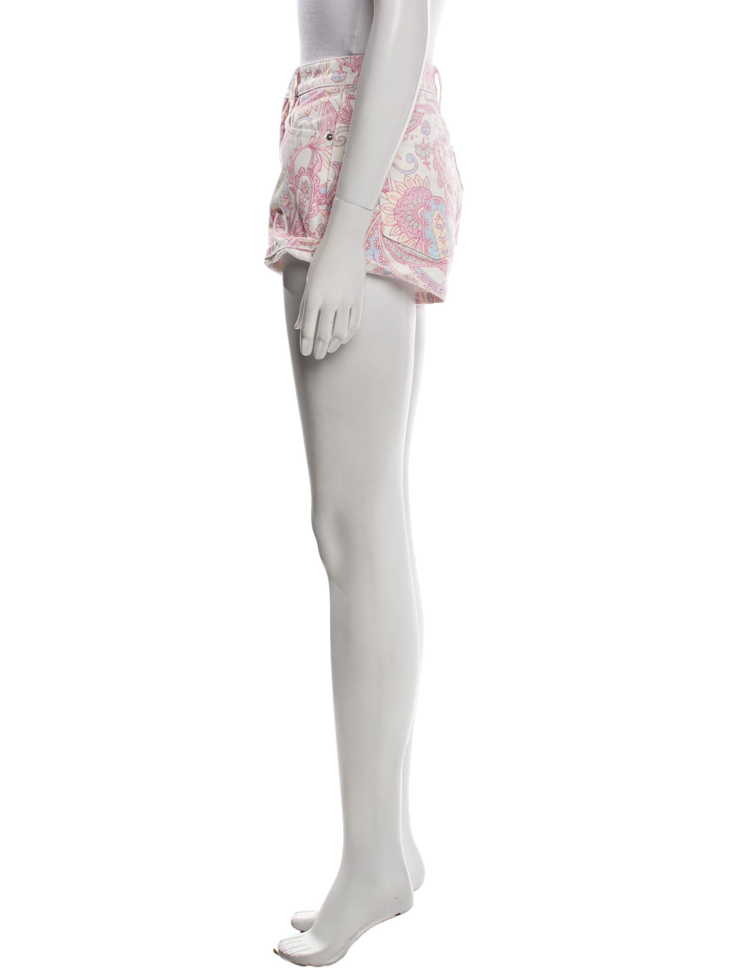 Retrofête Paisley Print Mini Shorts