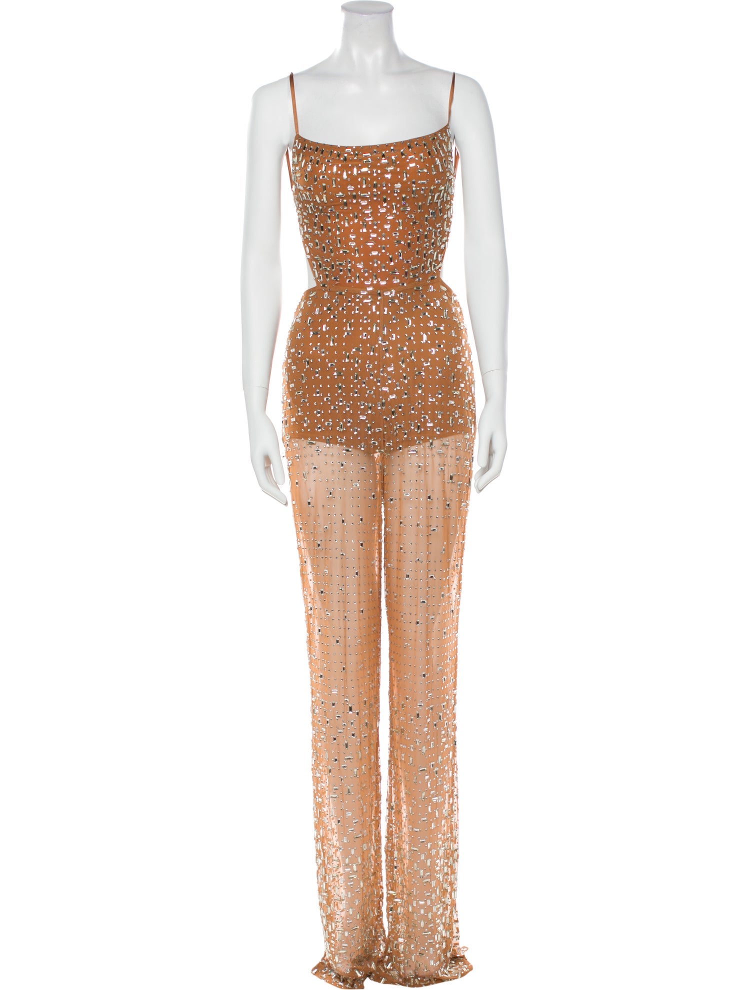 Retrofête Nylon Scoop Neck Jumpsuit