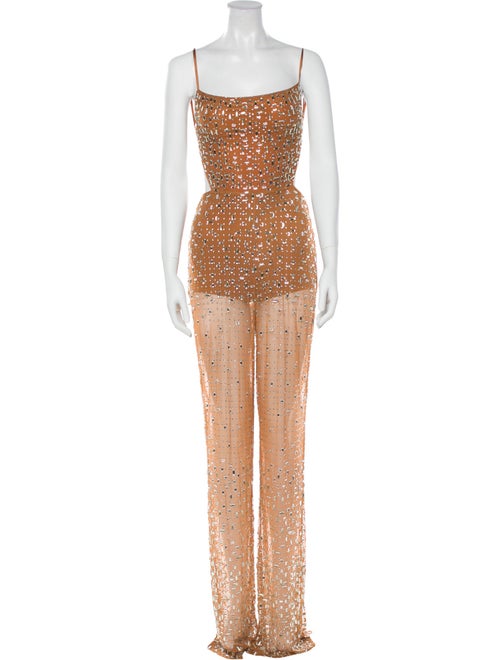 Retrofête Nylon Scoop Neck Jumpsuit