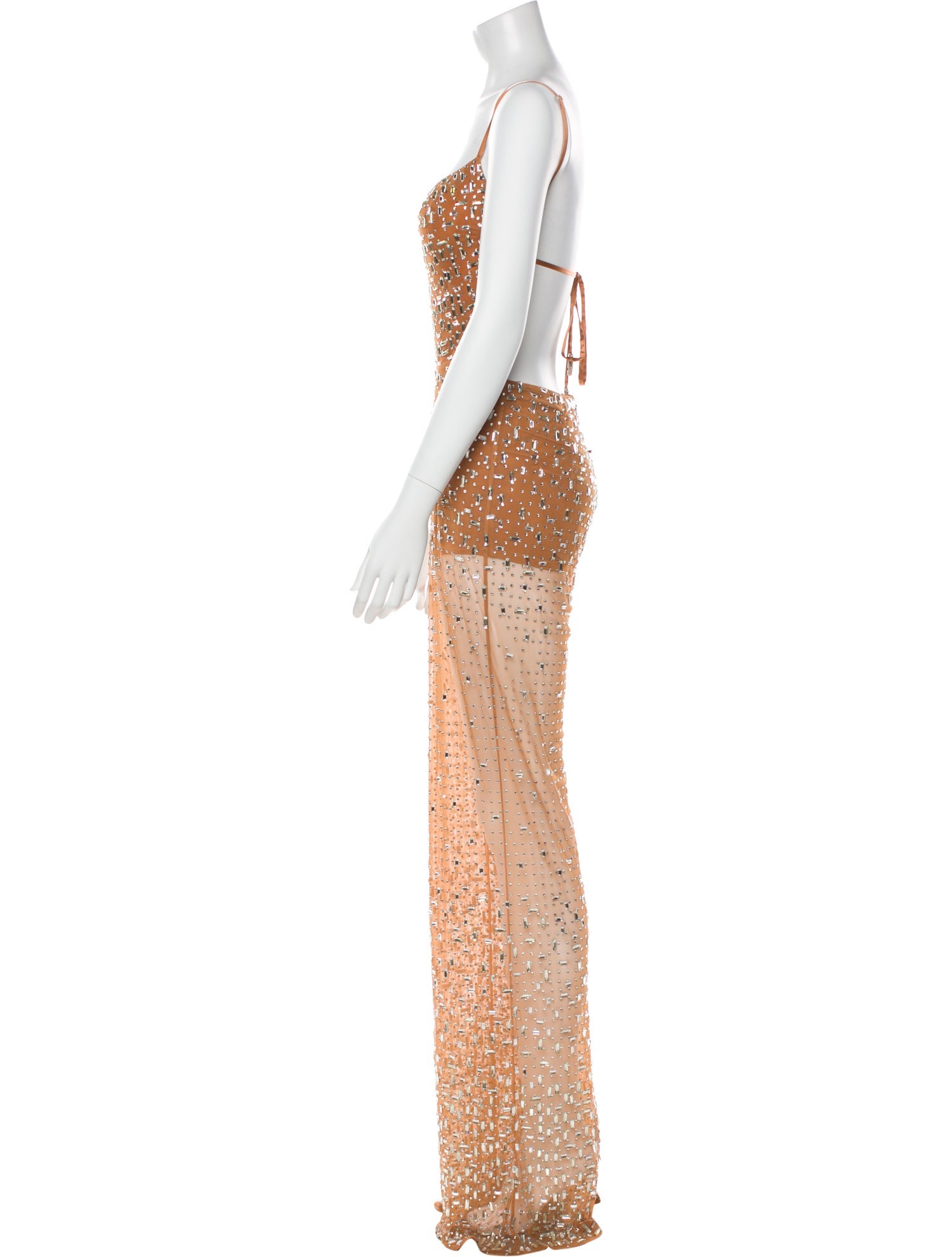 Retrofête Nylon Scoop Neck Jumpsuit