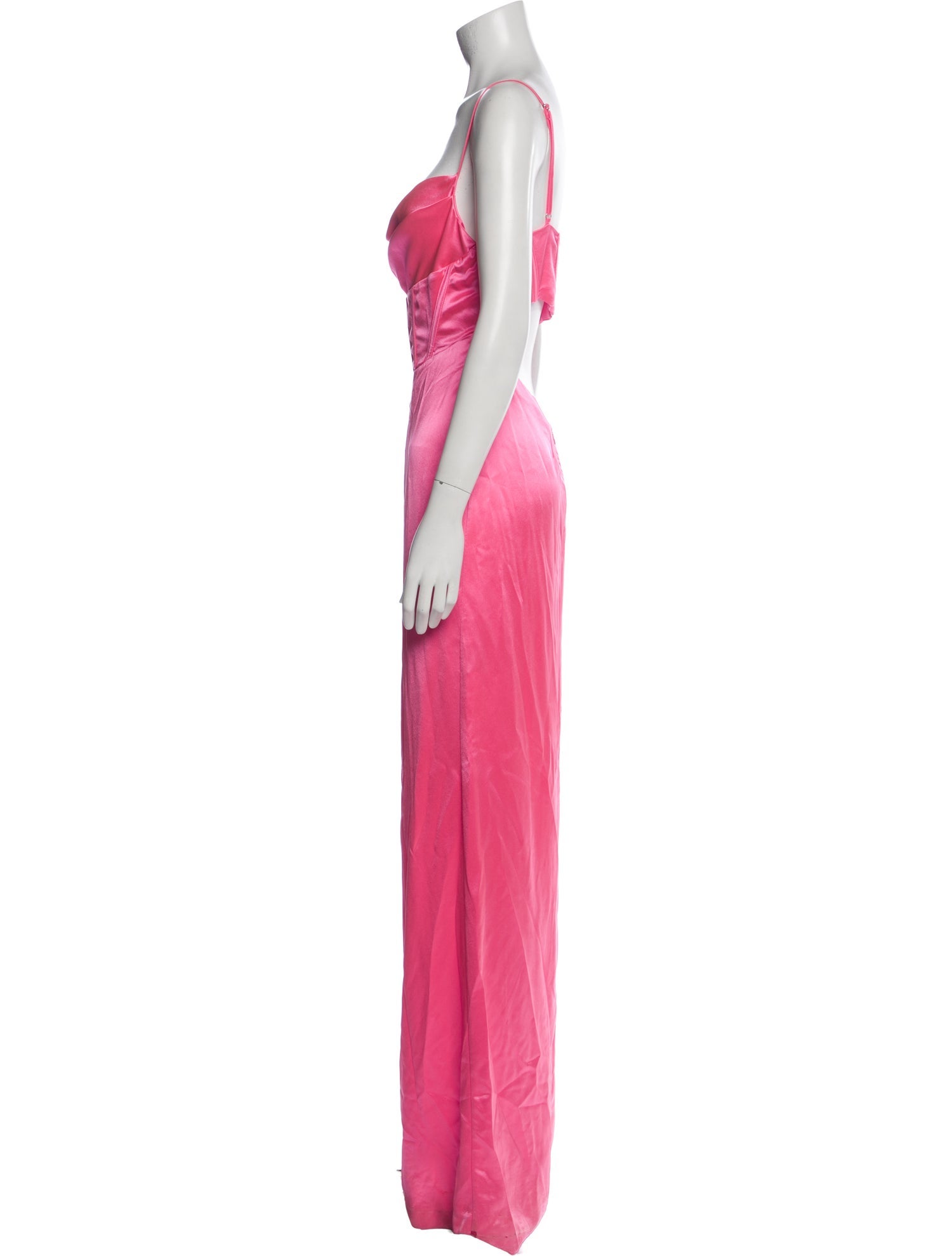 Retrofête Cowl Neck Long Dress