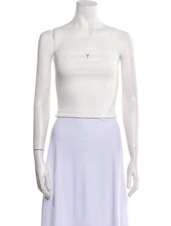 Retrofête Strapless Crop Top