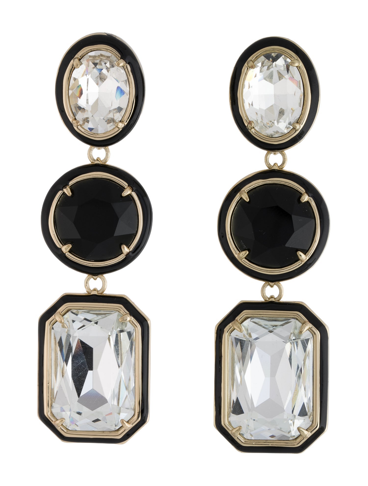 Retrofête Crystal Drop Earring
