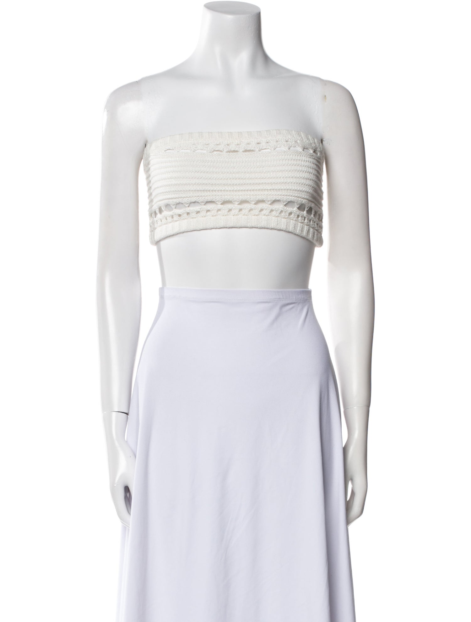 Retrofête Strapless Crop Top