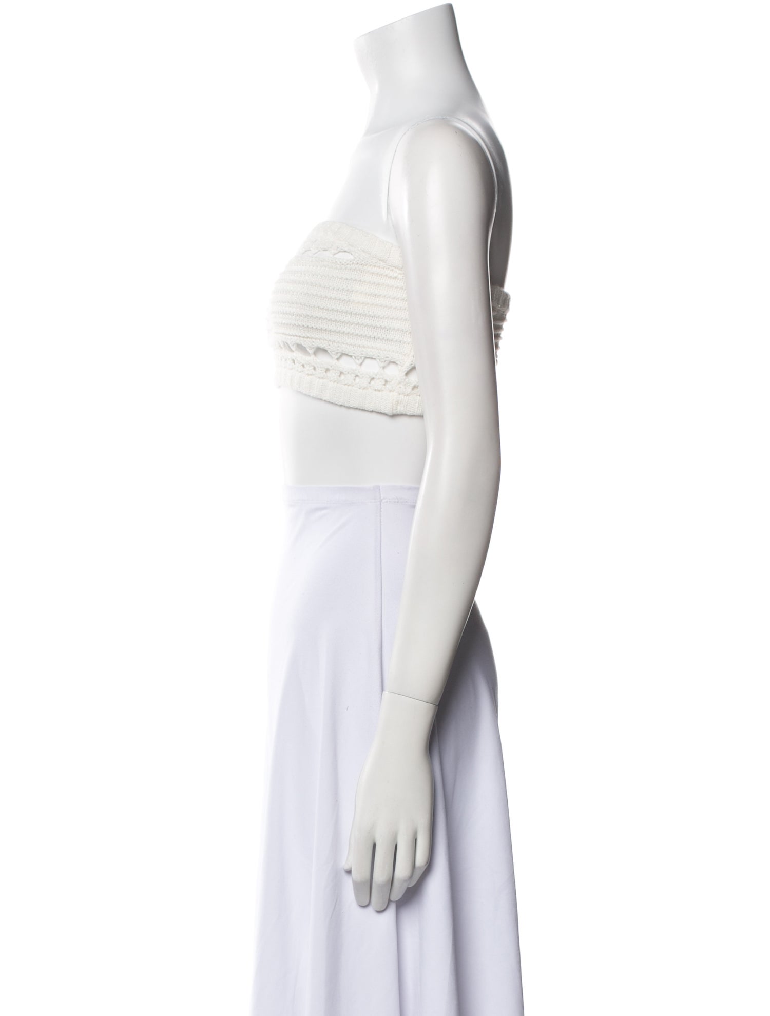 Retrofête Strapless Crop Top