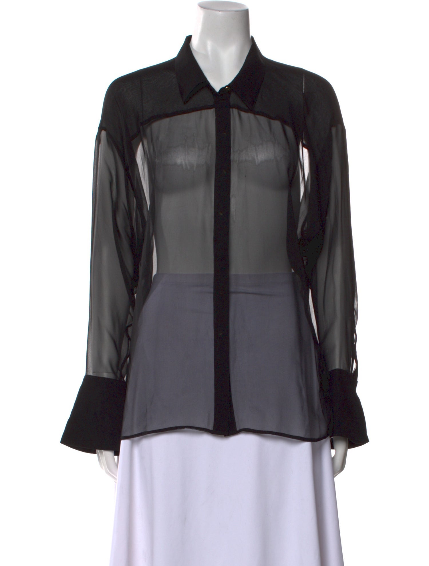 Retrofête Long Sleeve Button-Up Top