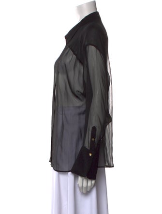 Retrofête Long Sleeve Button-Up Top