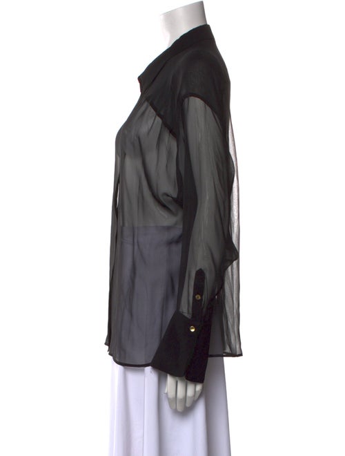 Retrofête Long Sleeve Button-Up Top