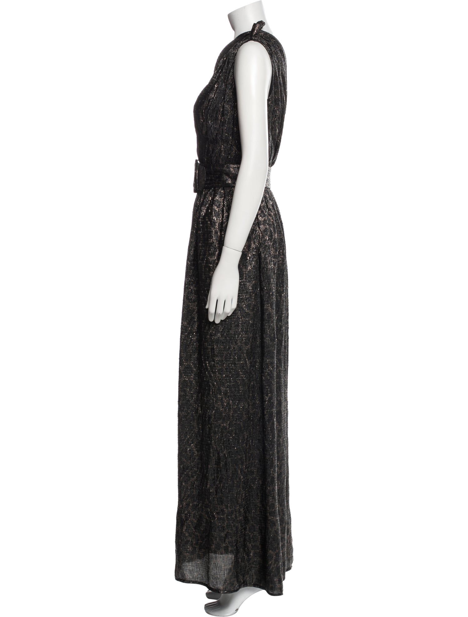 Retrofête Printed Long Dress