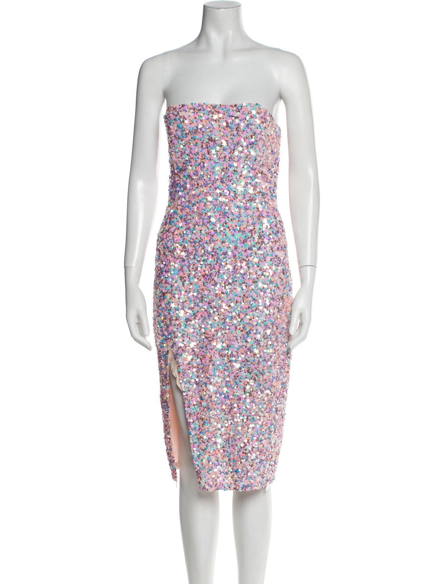 Retrofête Floral Print Knee-Length Dress