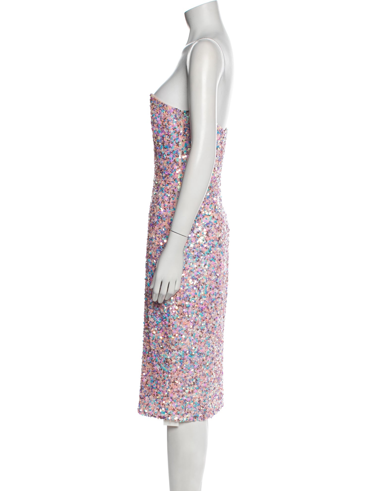 Retrofête Floral Print Knee-Length Dress