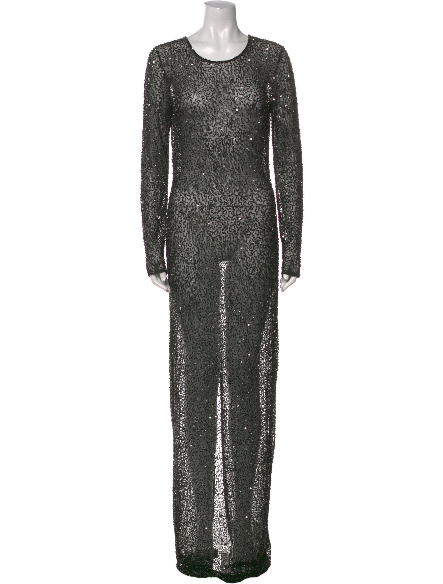 Retrofête Scoop Neck Long Dress