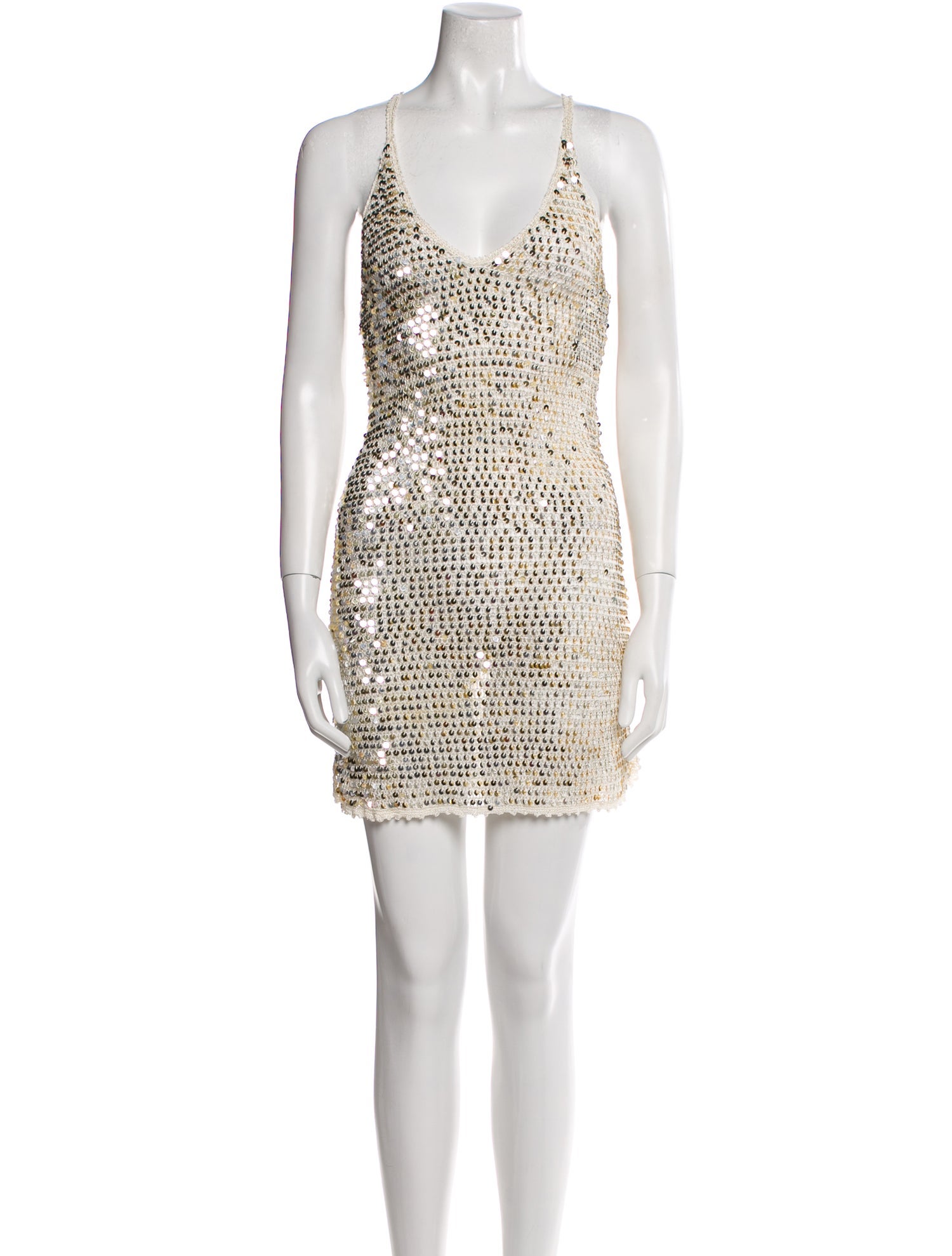 Retrofête V-Neck Mini Dress w/ Tags