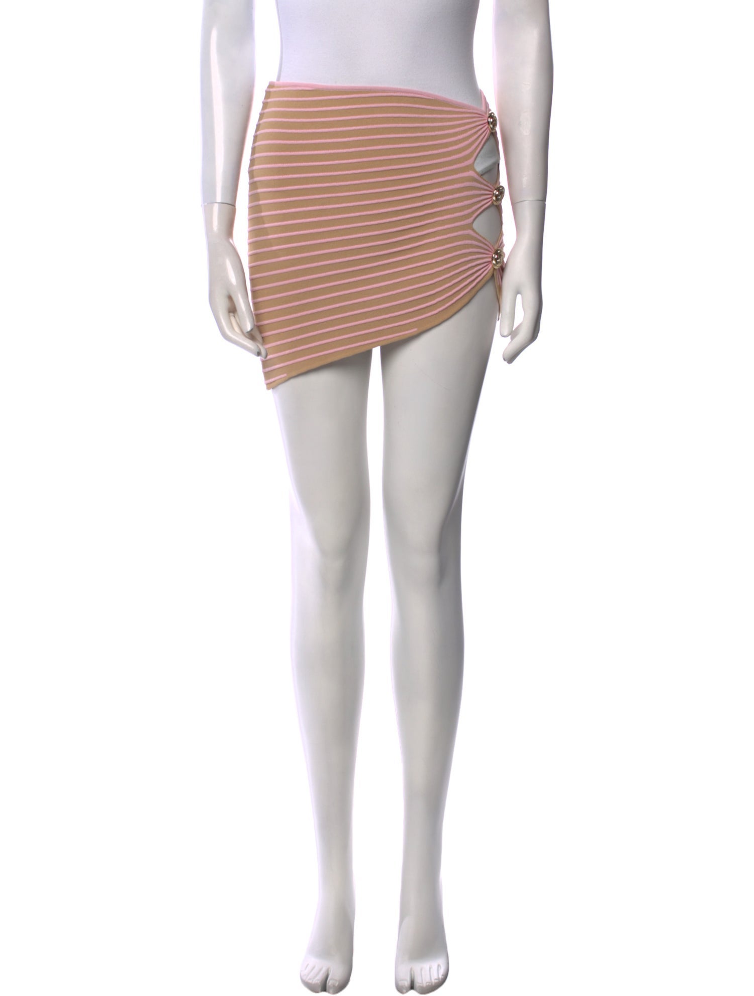 Retrofête Striped Mini Skirt