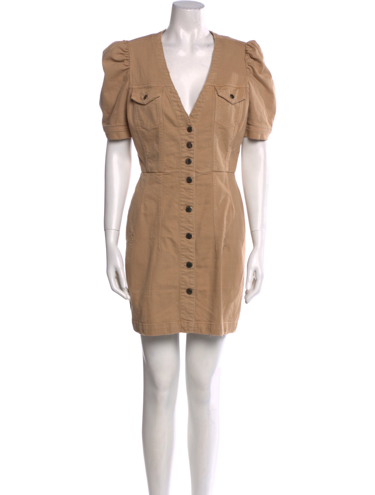 Retrofête V-Neck Mini Dress