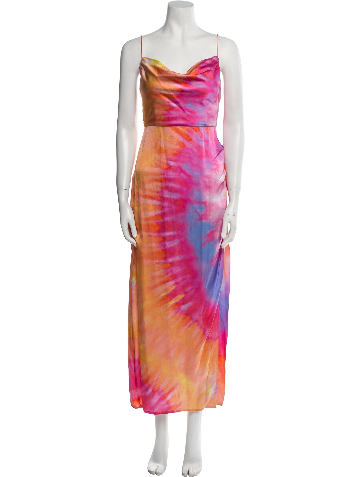 Retrofête Tie-Dye Print Long Dress