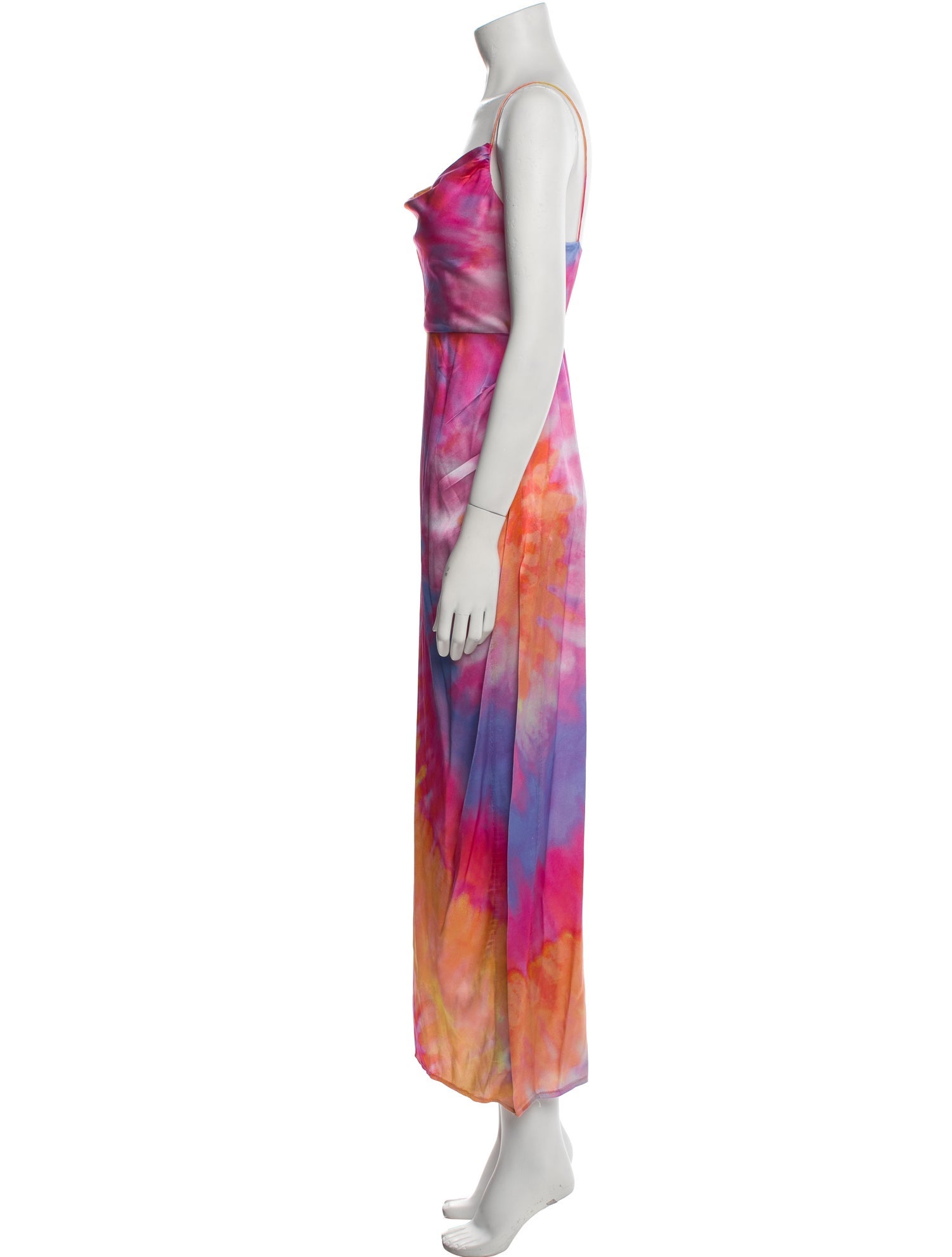 Retrofête Tie-Dye Print Long Dress
