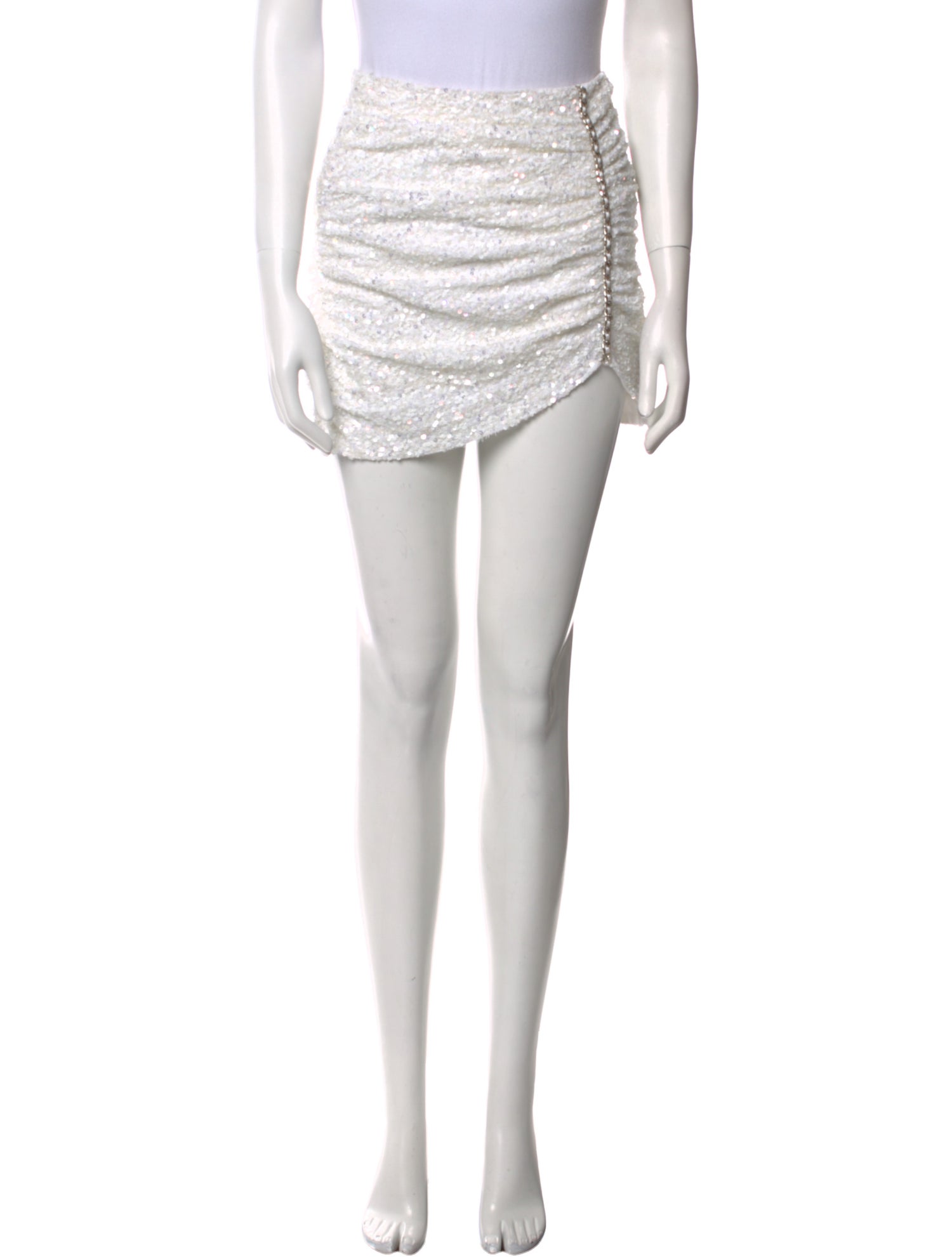 Retrofête Sequin Embellishments Mini Skirt