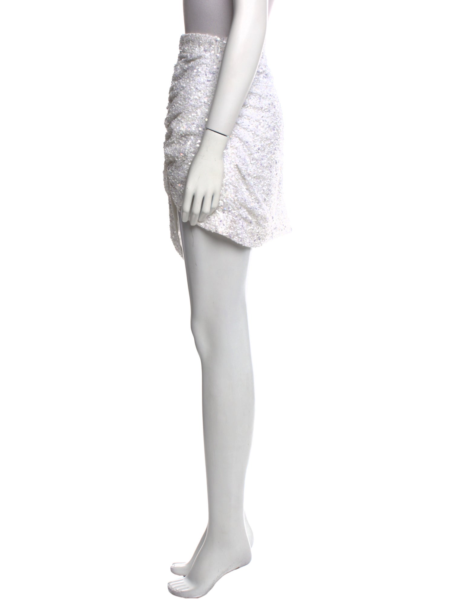 Retrofête Sequin Embellishments Mini Skirt