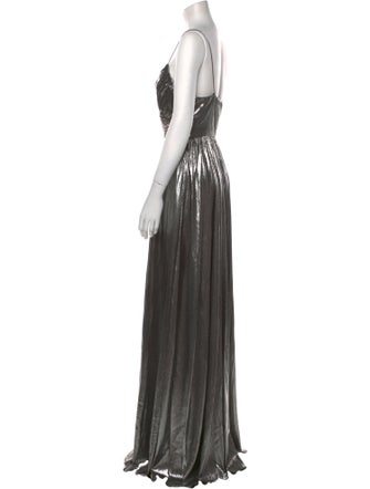 Retrofête V-Neck Long Dress