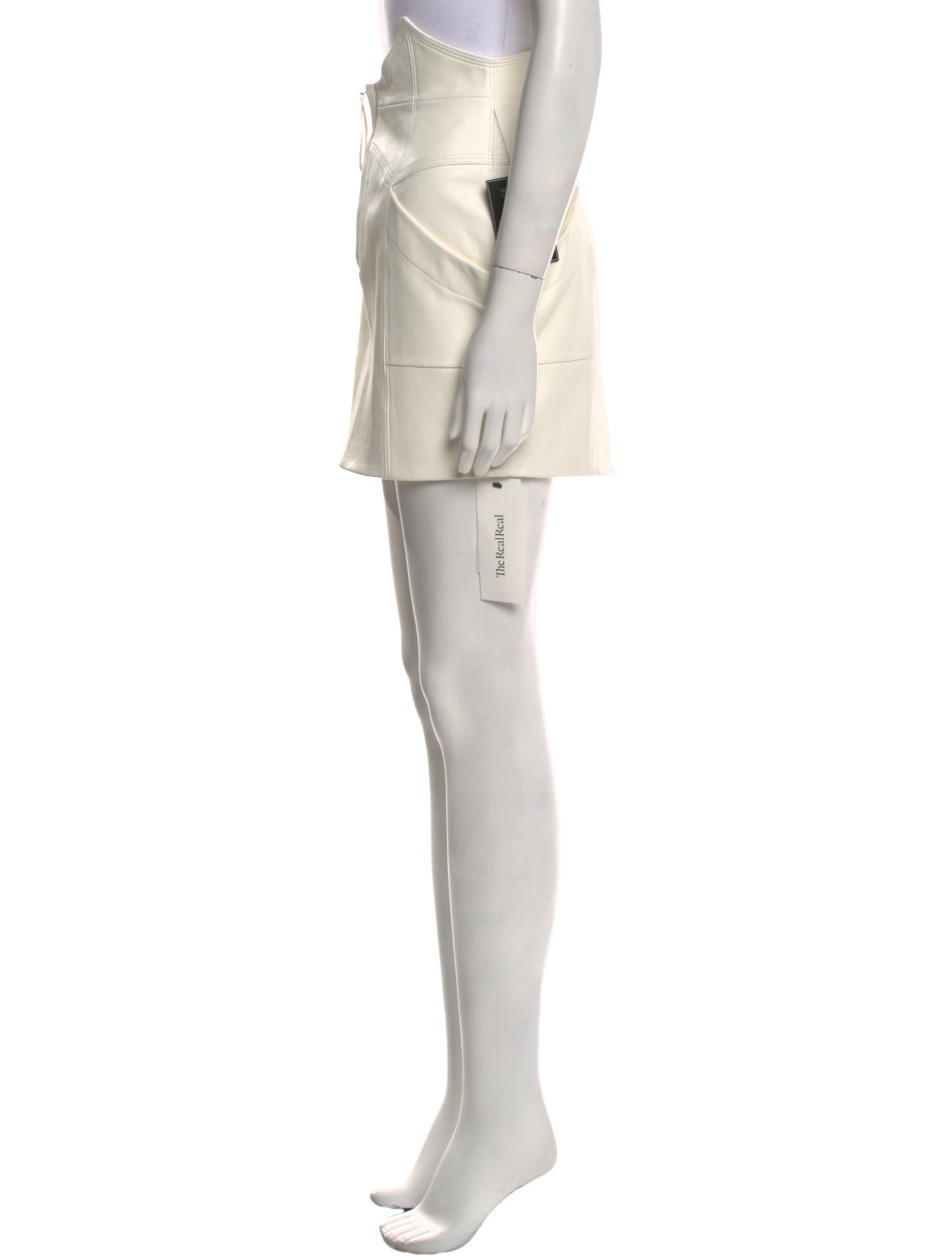 Retrofête Leather Mini Skirt