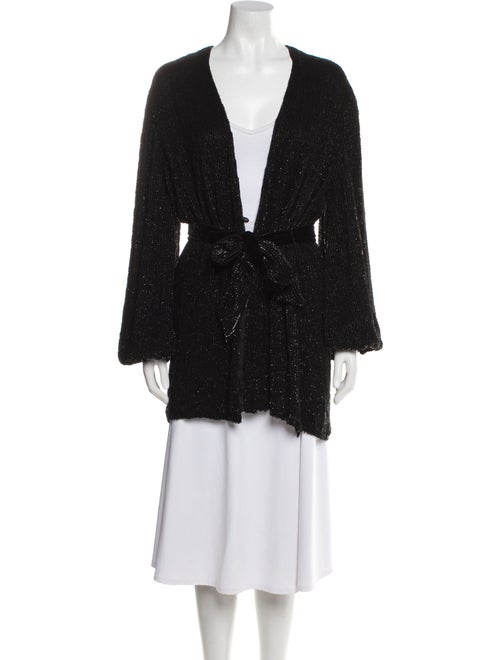 Retrofête Sequin Tweed Pattern Jacket