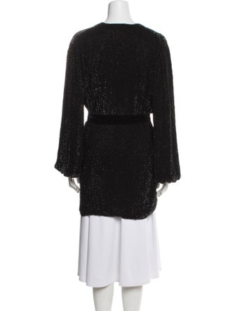 Retrofête Sequin Tweed Pattern Jacket