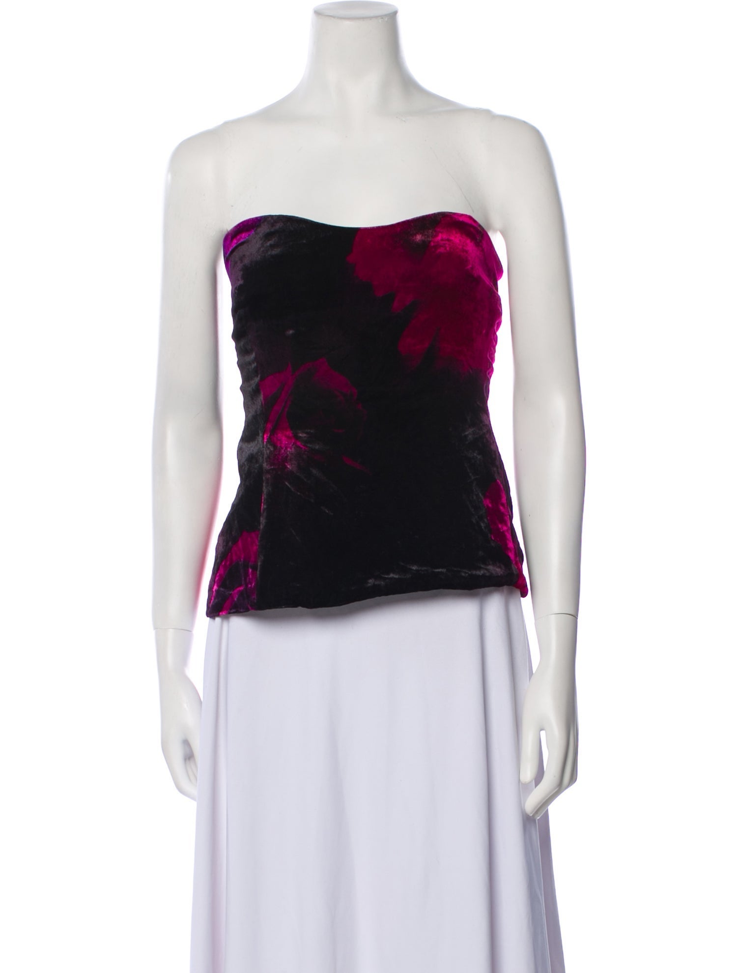 Retrofête Sequin Printed Crop Top