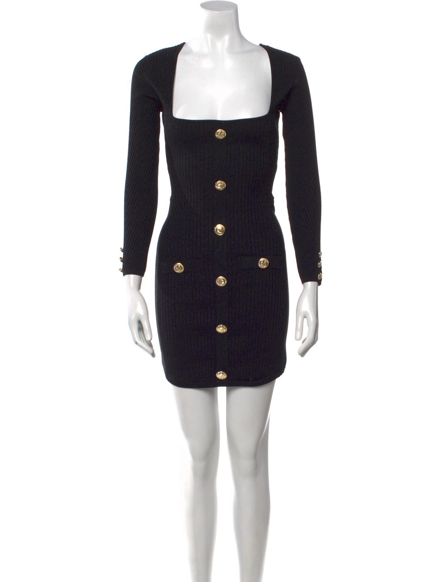 Retrofête Square Neckline Mini Dress