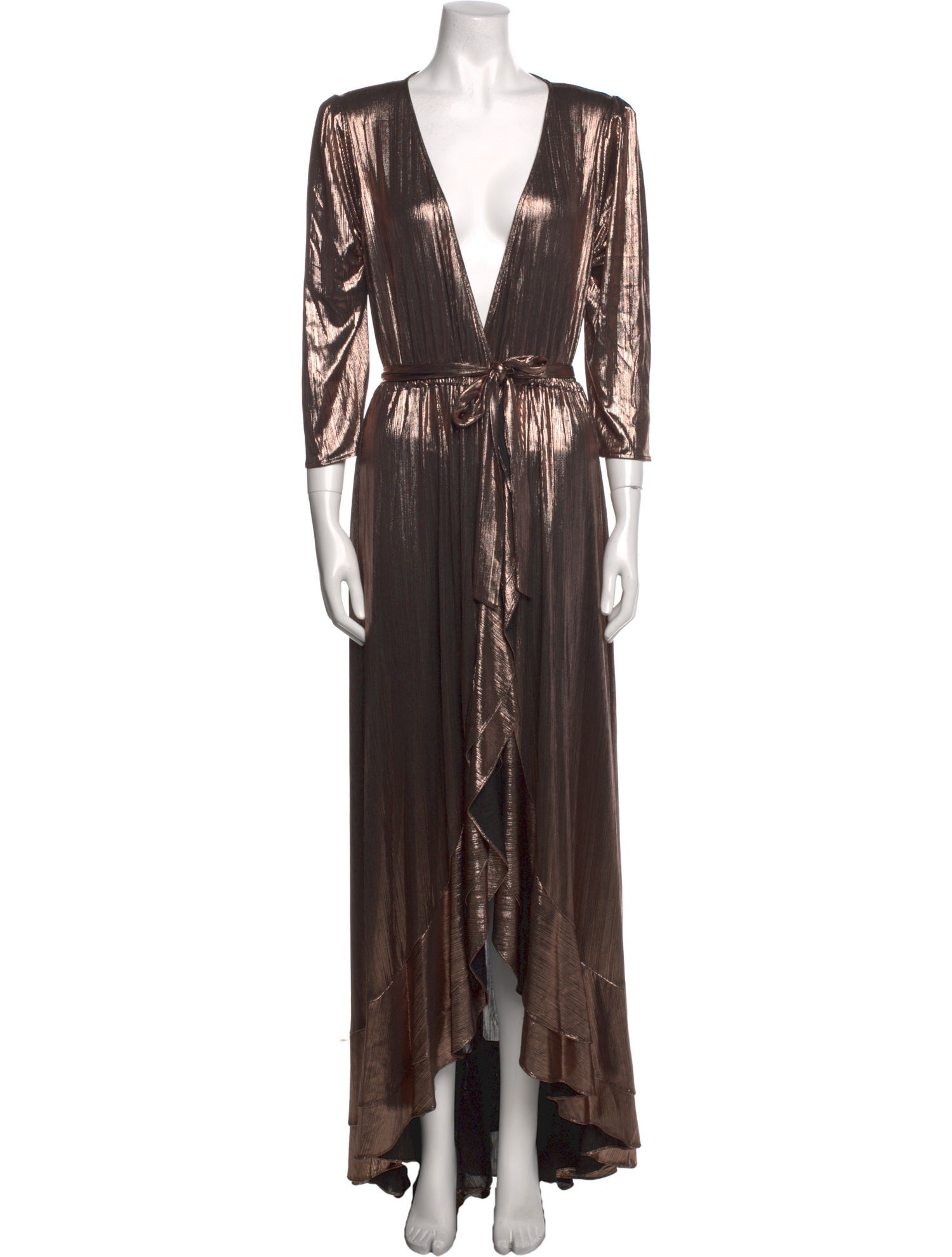 Retrofête V-Neck Long Dress w/ Tags