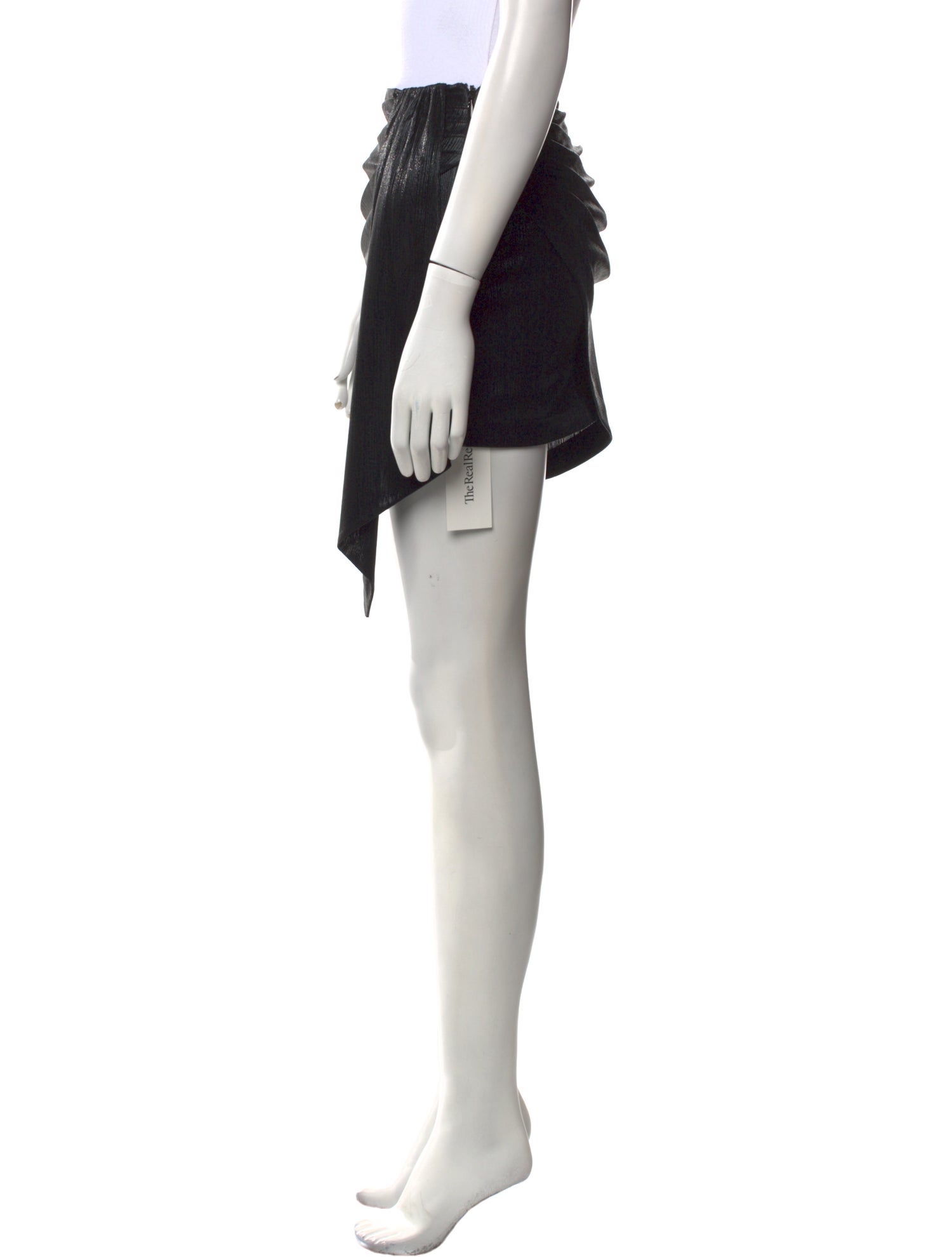 Retrofête Pleated Accents Knee-Length Skirt