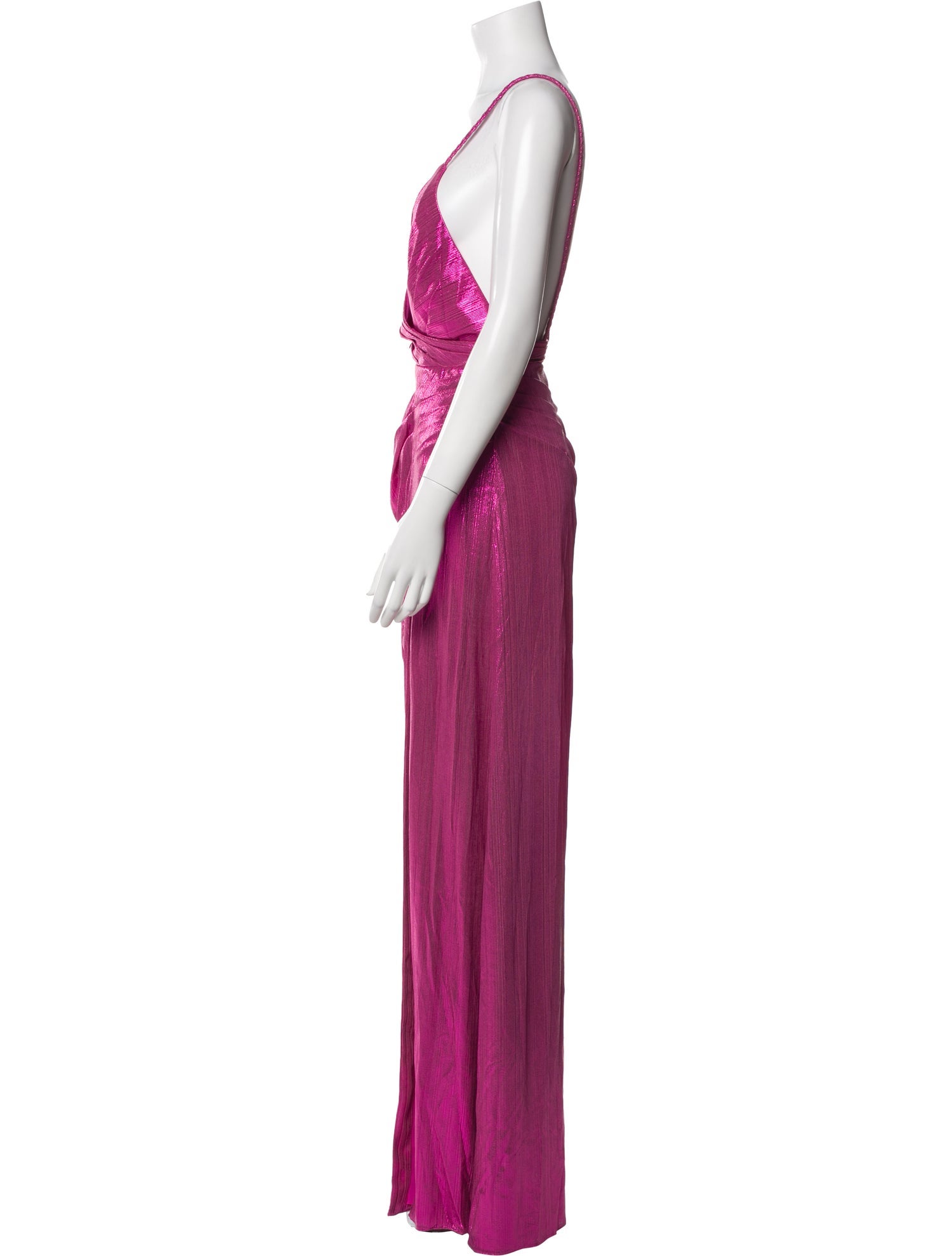 Retrofête V-Neck Long Dress w/ Tags