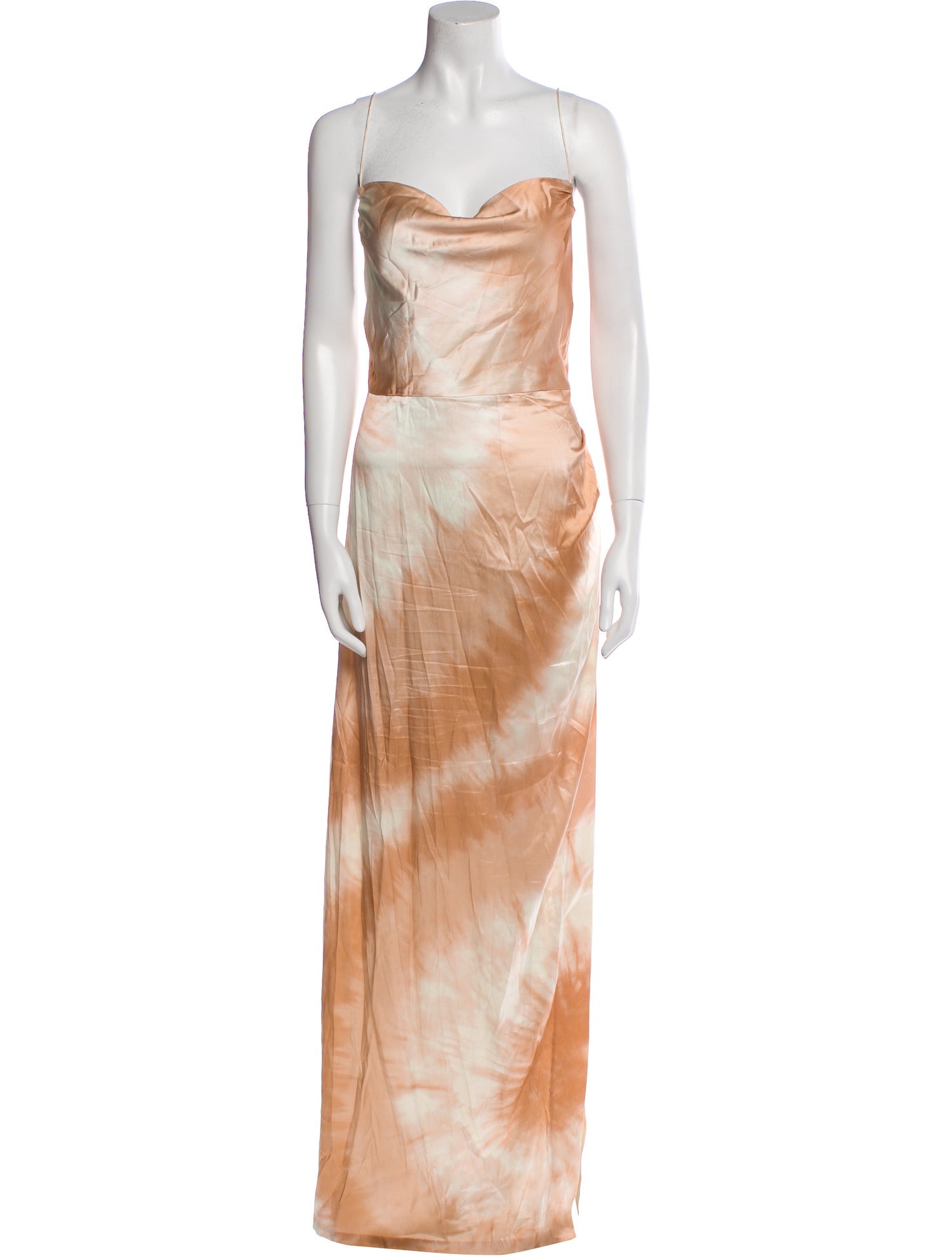 Retrofête Silk Long Dress