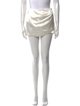 Retrofête Ruffle Embellishment Mini Skirt