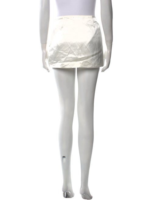 Retrofête Ruffle Embellishment Mini Skirt