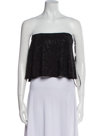 Retrofête Strapless Crop Top