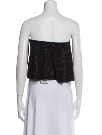 Retrofête Strapless Crop Top