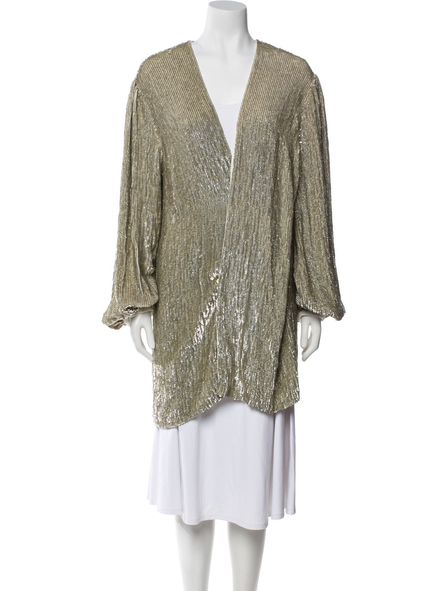 Retrofête Sequin Tweed Pattern Jacket