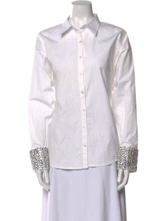 Retrofête Long Sleeve Button-Up Top