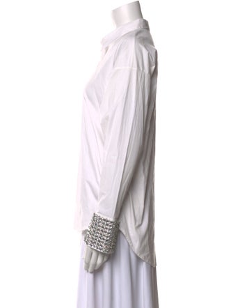 Retrofête Long Sleeve Button-Up Top