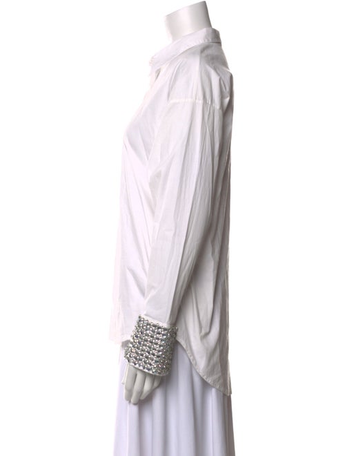 Retrofête Long Sleeve Button-Up Top