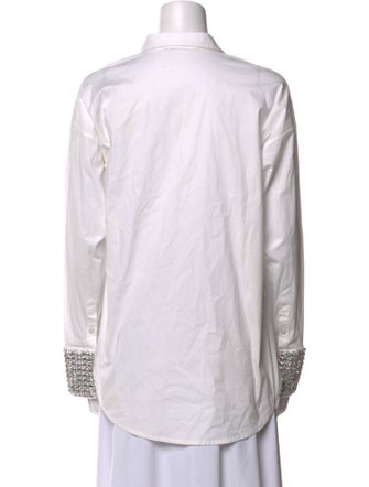 Retrofête Long Sleeve Button-Up Top