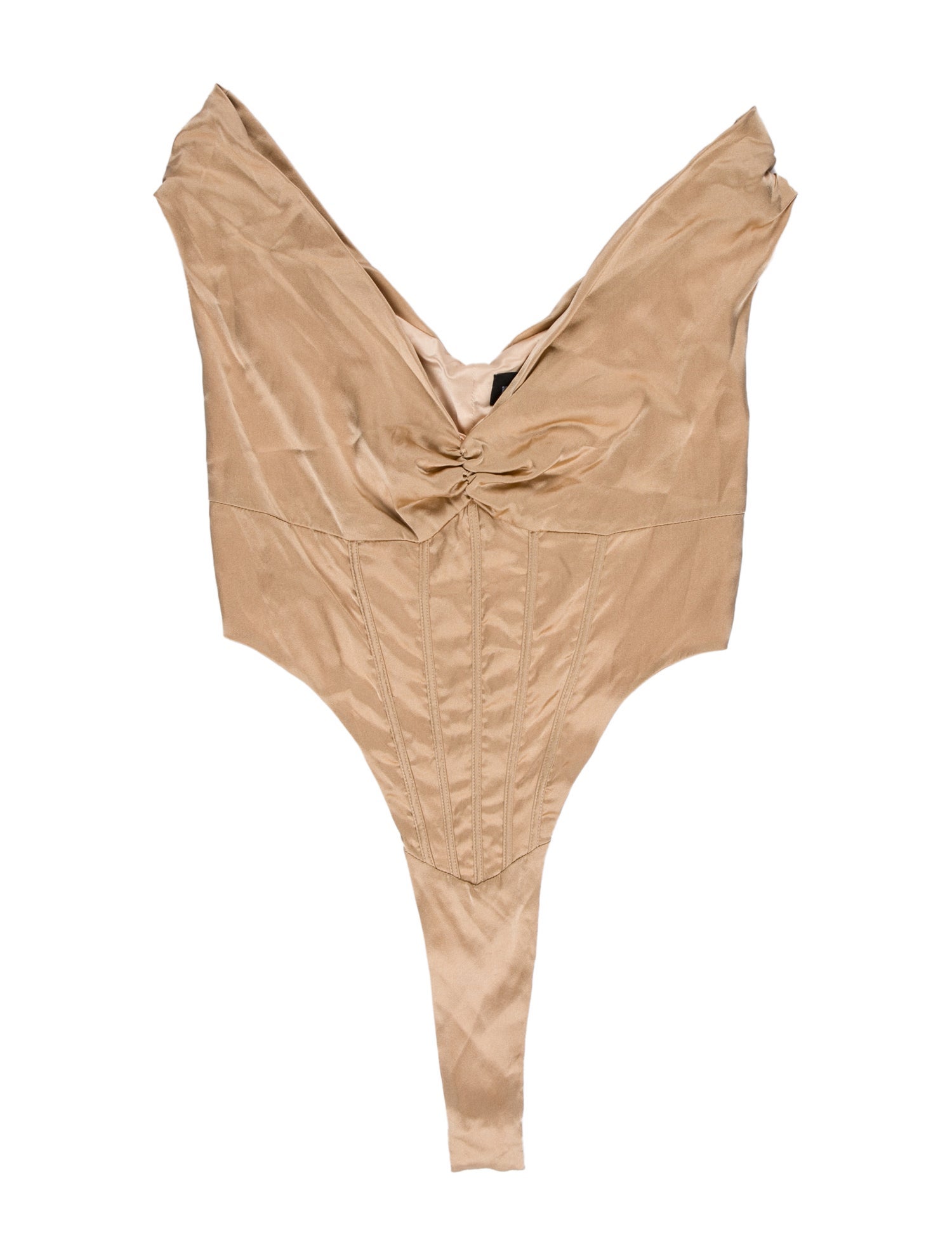 Retrofête Silk V-Neck Bodysuit