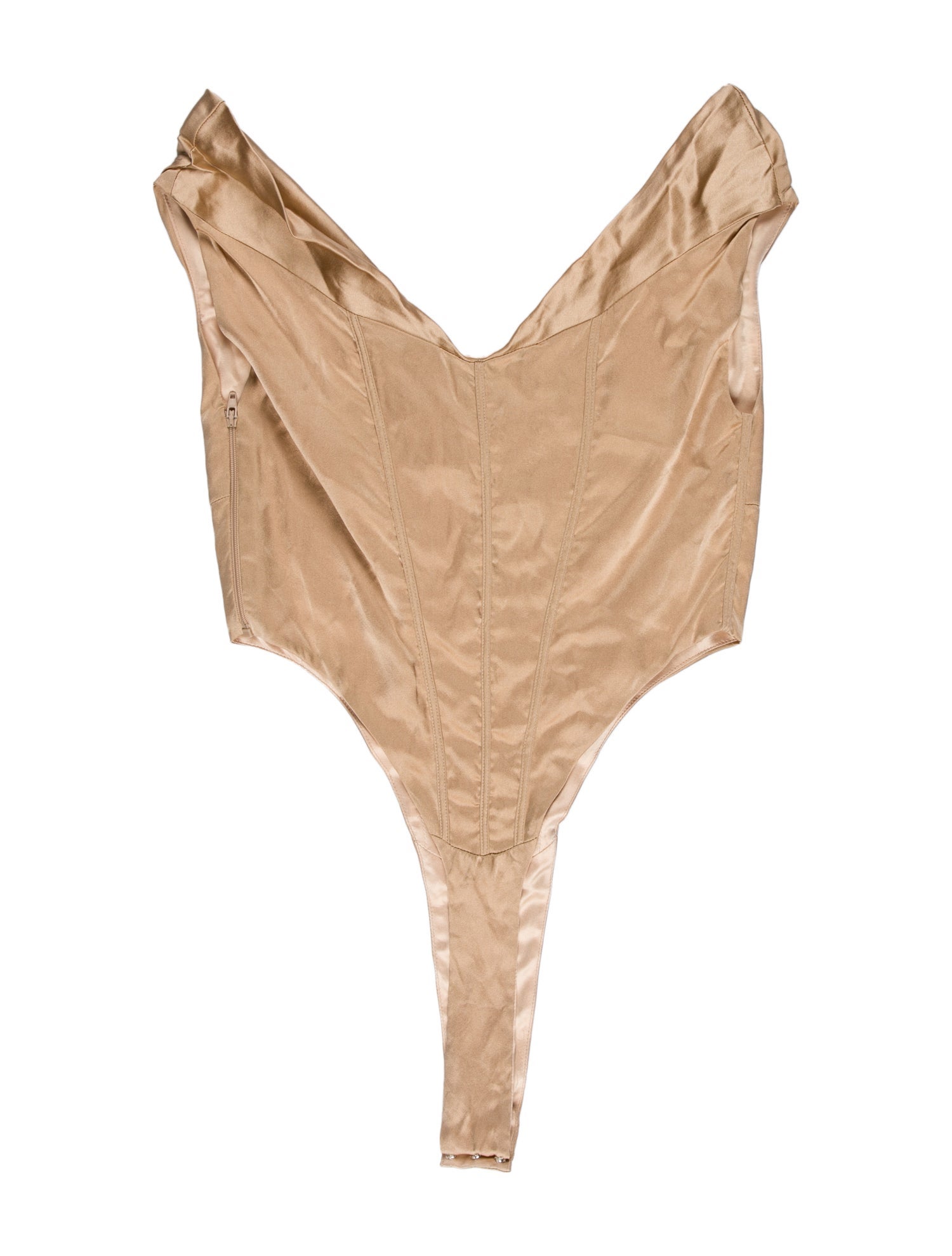 Retrofête Silk V-Neck Bodysuit