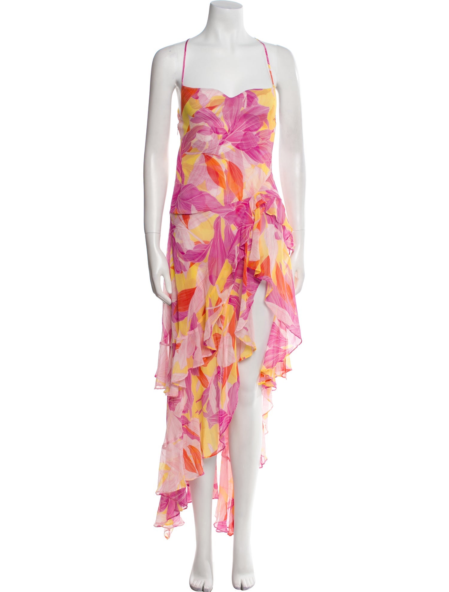 Retrofête Silk Long Dress