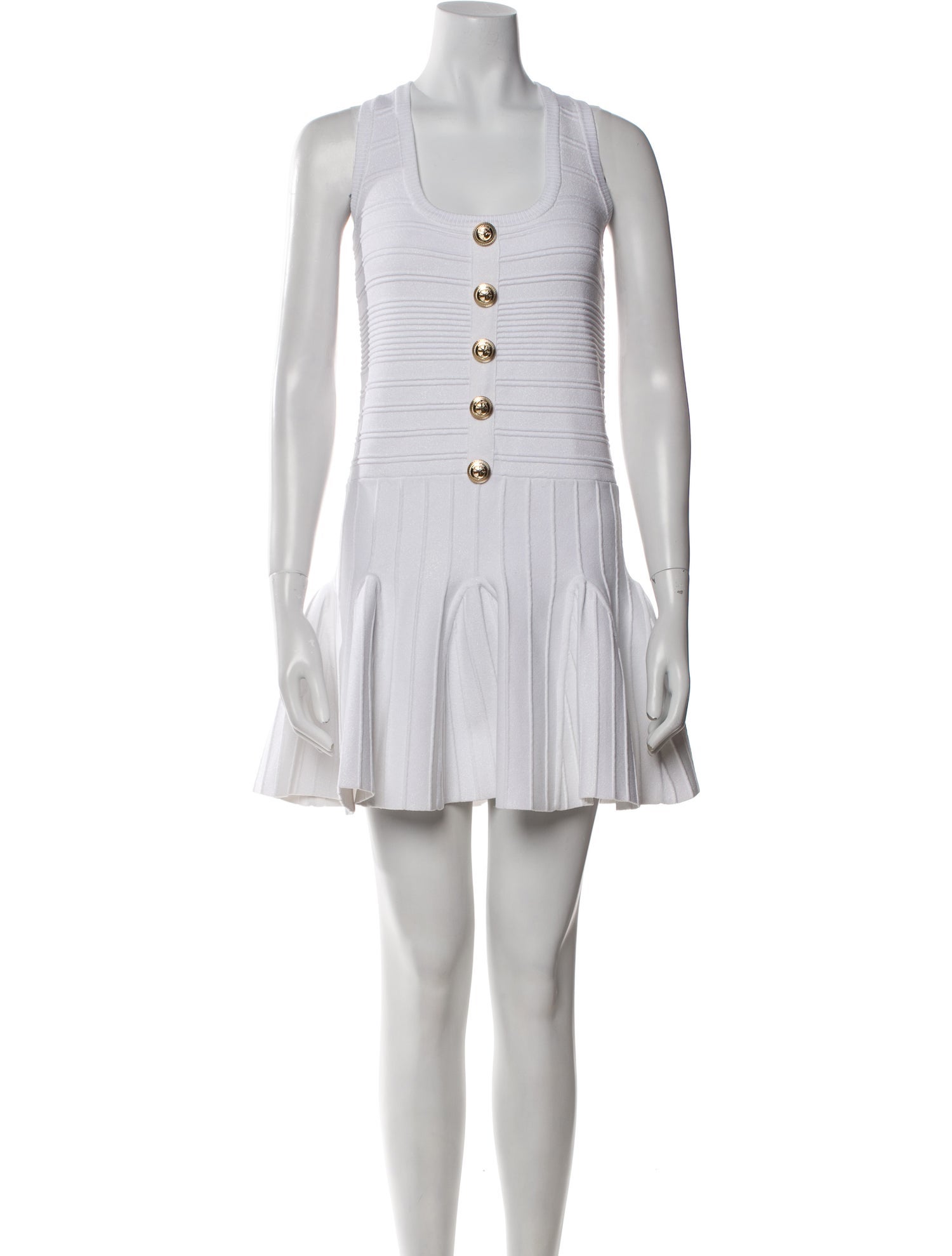 Retrofête Scoop Neck Mini Dress