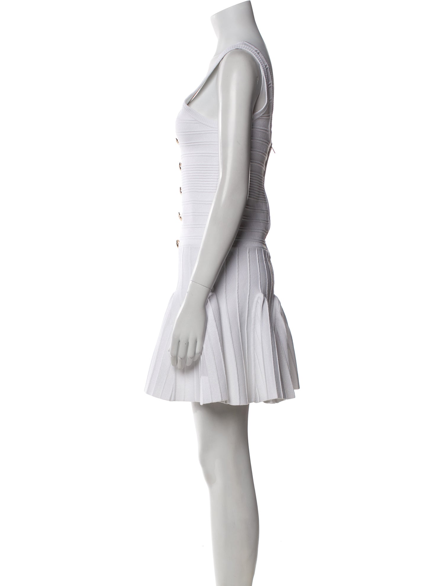 Retrofête Scoop Neck Mini Dress