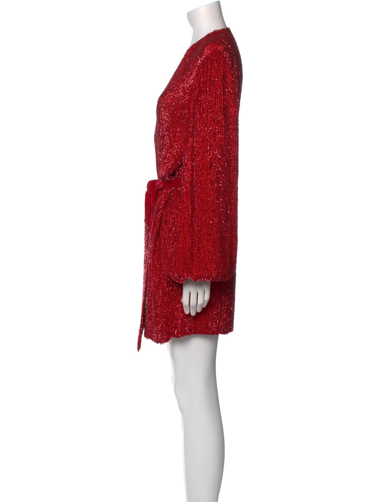 Retrofête V-Neck Mini Dress