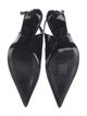Retrofête Patent Leather Slingback Pumps