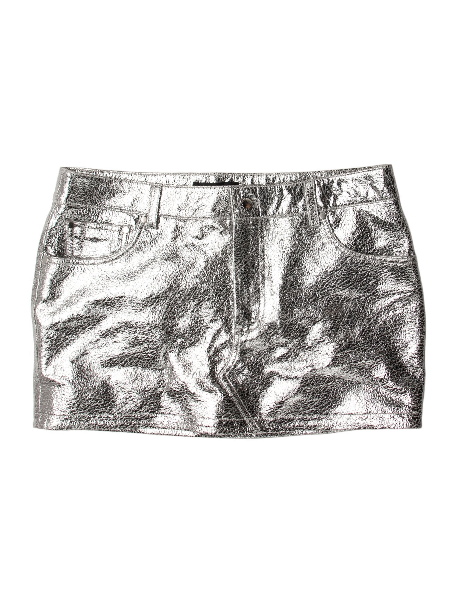 Retrofête Leather Mini Skirt w/ Tags